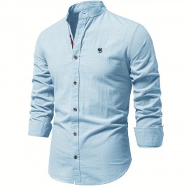 Men's Cotton Long Sleeve Shirts Men's Clothes